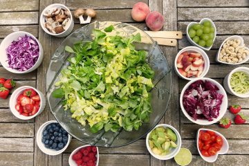 ingrédients pour composer salade